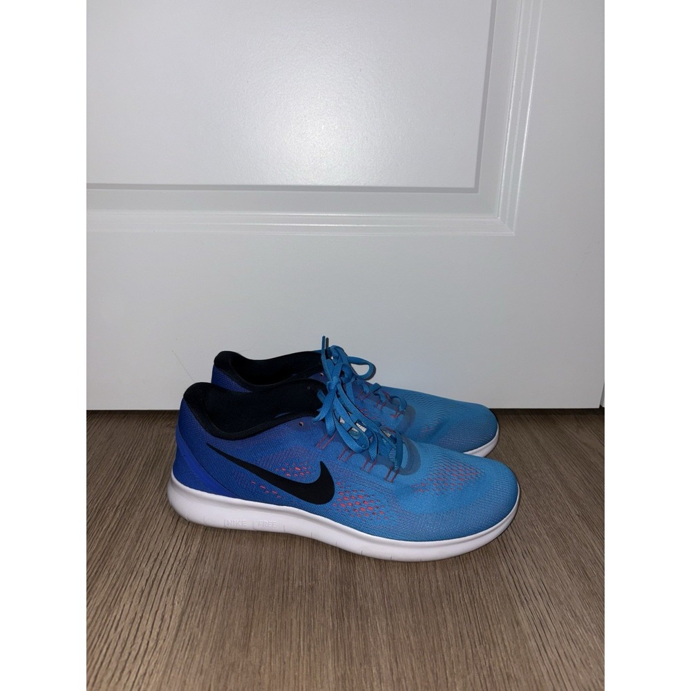 Nike Men's Free RN Running Shoes Blue Glow Size 11
